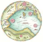 Circular map small